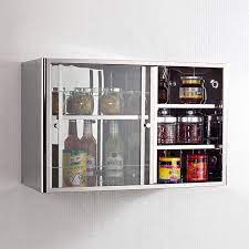 Looking for where to buy surplus unfinished kitchen cabinets for your home? Popular Stainless Steel Wall Mounted Kitchen Cabinet With Glass Door Buy Kitchen Cabinet With Glass Door Wall Mounted Kitchen Cabinet Stainless Steel Kitchen Cabinet Product On Alibaba Com