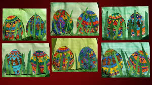 Arbeiten Der Klasse 4 Fur Ostern Kunst Grundschule Fruhling Kunst Ostern Grundschule