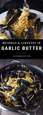 Mussels And Linguine With Garlic Butter White Wine Pasta Sauce Recipe Recipes Mussels Recipe Fish Recipes