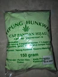 Jika dimasak tepung ini aromanya harum dan berwarna bening dan kenyal teksturnya. Jual Tepung Hunkwe Cap Pandan Hijau Di Lapak Nicko Arian M Bukalapak