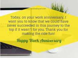 Check spelling or type a new query. 50 Happy Work Anniversary Quotes With Images Wishes Expert