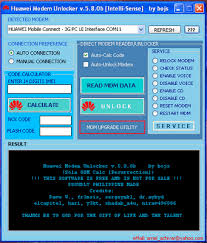 Huawei unlock codes are essential for unlocking the modems that we must have to calculate the unlock code for the huawei modems using the . Huawei Modem Unlocker 5 8 1b By Bojs Download Free