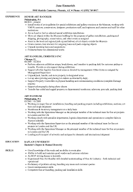 As you search for a job, it pays to know the terminology used by hiring employers. Art Handler Resume Samples Velvet Jobs
