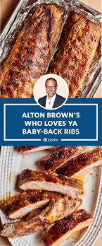 · follow alton brown's food network recipe to make gyro meat with tzatziki sauce at home; I Tried Alton Brown S Who Loves Ya Baby Back Ribs Kitchn
