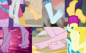 This is played for laughs in persona eg. Equestria Girls Feet By Bowloficecream On Deviantart