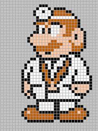 Dr Mario Pixel Art Template By Pixelartnes On Deviantart These pictures are typically scenes from retro video games given the bit map style of art that those perler bead mario. dr mario pixel art template by