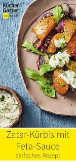 Gerosteter Zatar Kurbis Mit Feta Koriandersauce Rezept In 2020 Rezepte Lebensmittel Essen Kurbis