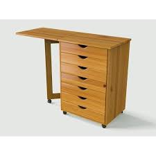 Adeptus 7 Drawer Gate Leg Sewing Table Walmart Com Craft Storage Cart Storage Cart Storage