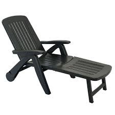 Bain De Soleil Pliant 6 Positions Gris Anthracite Transat Fauteuil Et Hamac Mobilier De Jardin Jardin Et Plein Air Gifi