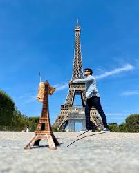 Meet me at the Eiffel Tower 🗼 #paris #parisian #eiffel #eiffeltower  #continentalkrish #indian #man #poses #paristrip #parisolympics2024