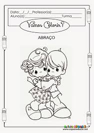 O lúdico na educação infantil: Desenhos De Amizade Para Colorir Pintar Imprimir Espaco Pedagogico