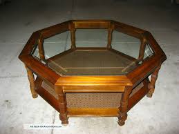 Houten blad en zwart metaal potten. 24 Octagon Coffee Table Ideas In 2021 Coffee Table Octagon Table