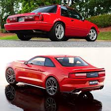 Although the style of the ford mustang is easily apparent to anyone, you have to look under the hood to appreciate the power of this workhorse. Mustang Rendering Reimagines The S550 As Fox Body Notchback