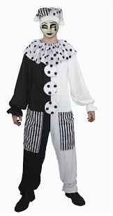 Black And White Clown Halloween Costume Pierrot Scary Theatrical Black White Clown Costume Halloween Fancy Dress Black And White Clown Clown Clothes Halloween Fancy Dress