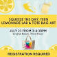 Squeeze the Day: Teen Lemonade Lab & Tote Bag Art