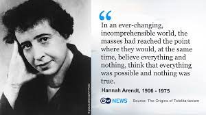 Yet he is lord of all the animals.. Why The World Is Turning To Hannah Arendt To Explain Trump Books Dw 02 02 2017