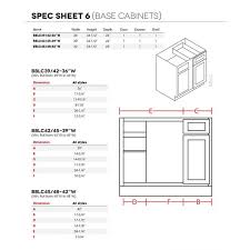 Kitchen cabinet dimensions are the main driver in your kitchen design. Bbc42 45 39w Brownstone Base Blind Corner Cabinet Rta Rta Kitchen Cabinets