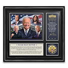 Check out our seal of joe biden selection for the very best in unique or custom, handmade pieces from our shops. Joseph Biden Commemorative Framed Wall Decor Featuring Photos Of The 46th President Vp Kamala Harris With A 22k Gold Plated Presidential Seal