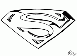 In the 2000s tv series smallville, the s symbol originally appeared as a diamond with a vertical infinity symbol (to after the superman reboot story the man of steel, the symbol's story. Superman Logo Coloring Pages Coloring Home