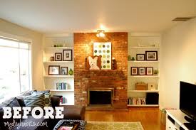 My Husband Loves Our Ugly Brick Fireplace Laurel Home