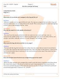 They don't think on what they are reading. Ncert Solutions For Class 8 English It So Happened Chapter 1 How The Camel Got His Hump