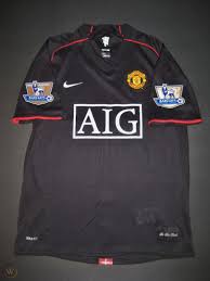 Men's adidas black manchester united 2015/16 third jersey. 2007 2008 Nike Manchester United Cristiano Ronaldo Jersey Shirt Kit Away Black 1928770336
