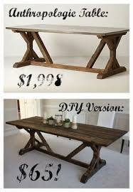Fancy X Farmhouse Table Build A Table Diy Furniture Furniture Projects