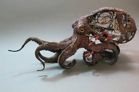 19 Phantasmagorical Animals By Ellen Jewett Steampunk Animals Animal Sculptures Steampunk Art