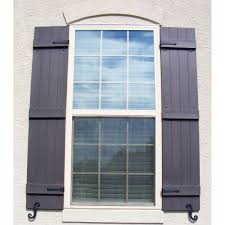 Pair of faux or dummy shutter dogs. Mid America 00970642002 Decorative Vinyl Hinges 4 Hinges 2