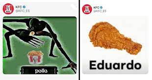 Видео kfc spain канала world reklama. Kfc Spain Is Taking Over Twitter With Cursed Shitposts Memebase Funny Memes