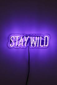 Neon Mfg Stay Wild Neon Sign Neon Signs Neon Quotes Neon Words