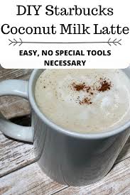 Diy Starbucks Coconut Milk Latte Book Lovers Pizza Recipe In 2020 Coconut Milk Recipes Coconut Milk Drink Make Coconut Milk