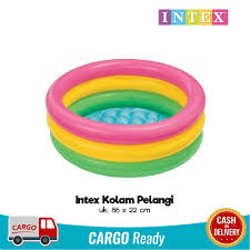 Harga kolam renang anak merk intex dijual dengan harga sekitar rp 130.000,00 untuk ukuran mini hingga rp 2.000.000,00 untuk ukuran besar. Intex 58924 Kolam Anak Uk 86 X 25 Cm Kolam Renang Anak Mandi Bola Renang Pelangi Shopee Indonesia