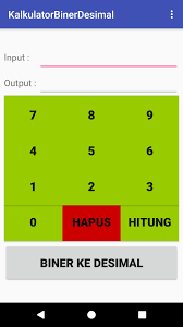 Maybe you would like to learn more about one of these? Kalkulator Biner Desimal For Android Apk Download