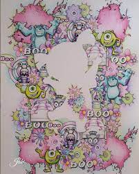 disney silhouettes magique book adultcoloring adultcolouringbook colouring colouringforadu coloriage mystere dessins de chat