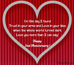 2nd Anniversary Wishes Messages And Quotes Wishesmsg Anniversary Quotes For Boyfriend Anniversary Message For Boyfriend Anniversary Message