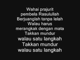 Sultan muhammad al fateh penakluk konstantinople. Lirik Lagu Langkah Pejuang