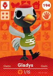 Amazon.com: Nintendo Animal Crossing Happy Home Designer Amiibo Card Gladys  194/200 USA Version : Video Games