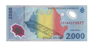 Bancnota de 2000 de lei a fost prima bancnotă cu. Bancnota 2000 Lei Eclipsa TotalÄƒ De Soare 1999 Casa De Monede