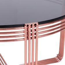 This table weighs slightly less than 75 pounds, stating that. Modern Home Goods Round Glass Top Coffee Table And Copper Steel Bottom Buy Wire Coffee Table With Glass Top Wire Coffee Table With Marble Top Steel Base Coffee Table With Glass