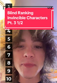 Blind Ranking Invincible Characters: A Fun Analysis