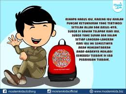 Surga di telapak kaki ibu. Tas Anak Moslem Kids Surga Di Bawah Telapak Kaki Ibu Shopee Indonesia