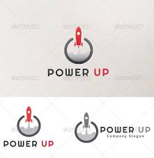 Power Up Logo Premade Logo Templates Logo Design Template Logo Templates