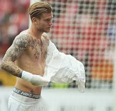 Loris karius pulls out of olympic duty, hints at no. Loris Karius Inked Boy Tattoo Shirtless David Beckham Gym Groomsmen Poses
