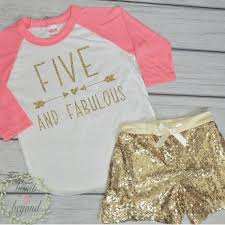 Trendy Birthday Outfits For 18 Year Olds 5 Year Old Birthday Shirt Five And Fabulous Girl Fifth Birthday Outfit 193 Hipster Baby Clothes Hipster Kids Clothes Baby Girl Clothes Hipster