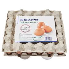 œuf Frais Moyen Pp Blanc La Boite De 30 A Prix Carrefour En 2020 Oeuf Frais Cuisine Et Boissons œufs