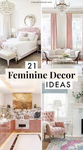 Finding the perfect bedroom decor style for you can be a tricky endeavor. 21 Gorgeous Feminine Home Decor Ideas Feminine Living Room Chic Living Room Furniture Feminine Decor