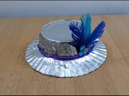 To accomplish this craft, kids will need to have scissor skills. Easy Cute Hat Out Of Paper Plate Plastic Bowl Doll Hat Tutorial Instructions Diy Youtube