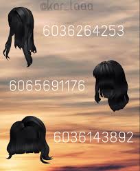 Please note that we are working to bring you more roblox hair codes. Black Hair Codes Black Hair Roblox Roblox Codes Roblox Pictures