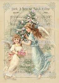 Image result for vintage christmas angels